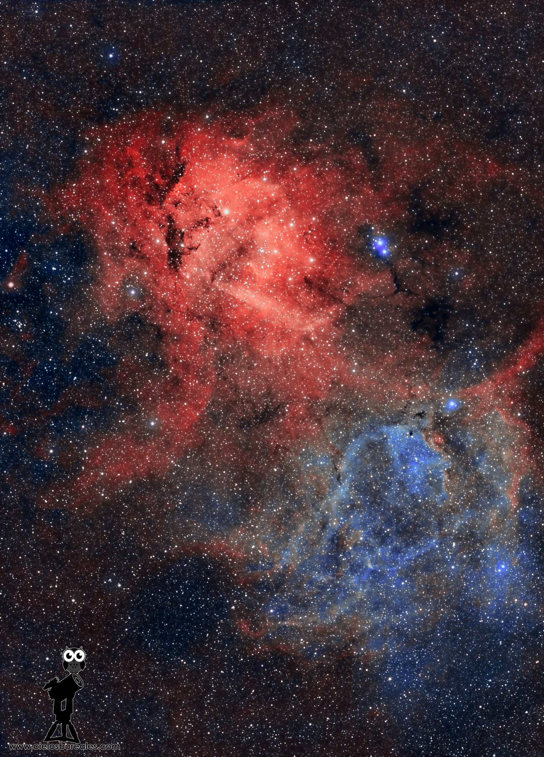 SH2-132 Nebulosa del león