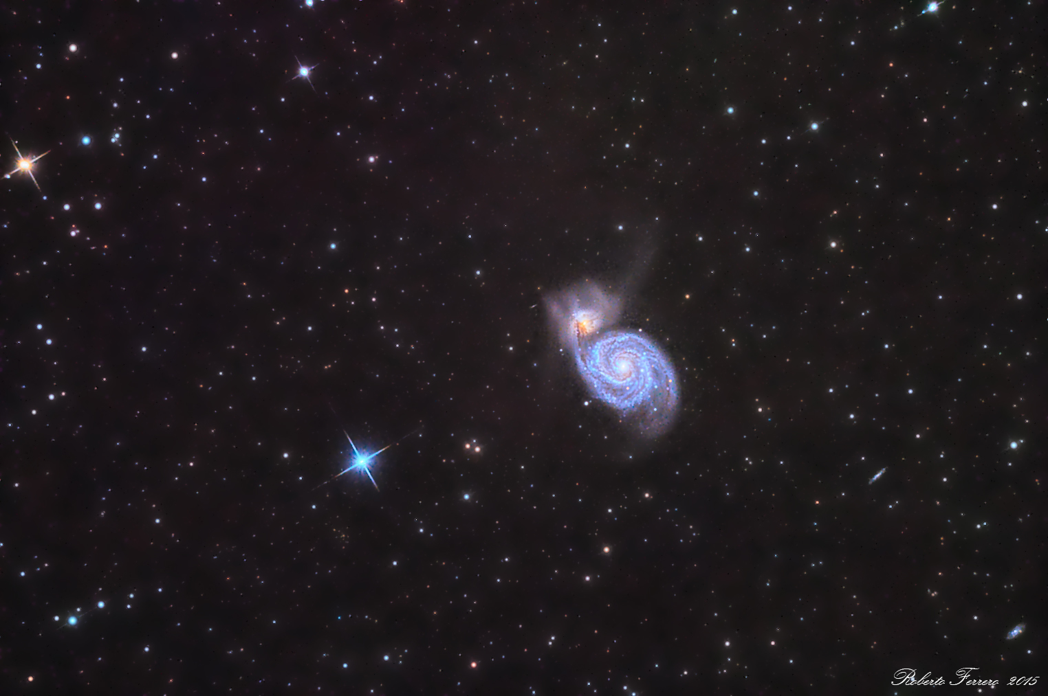 M51 Galaxia del remolino