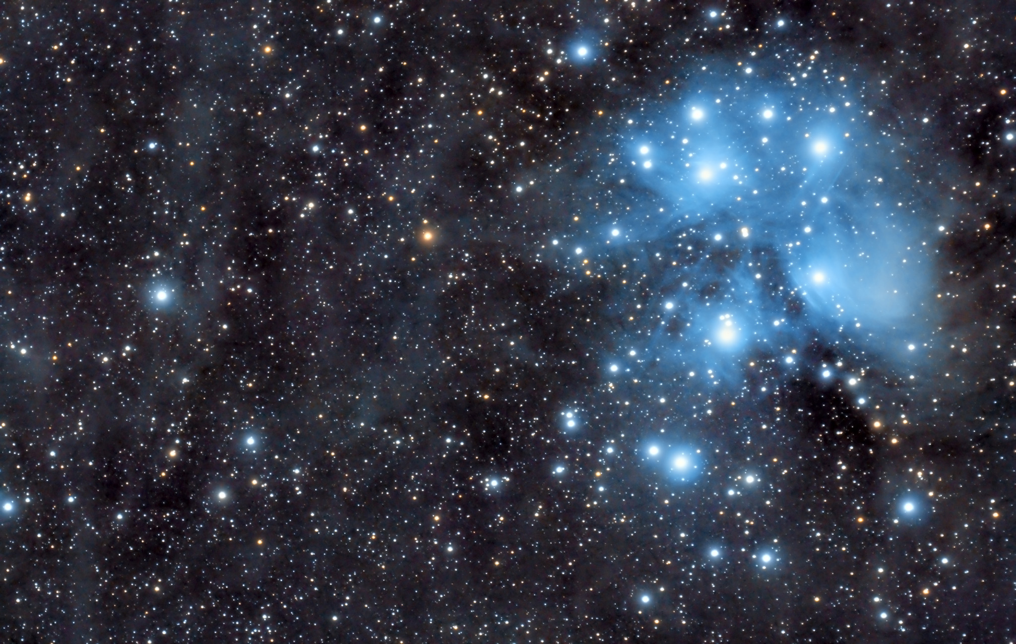 M45 Pléyades y parte de IC353
