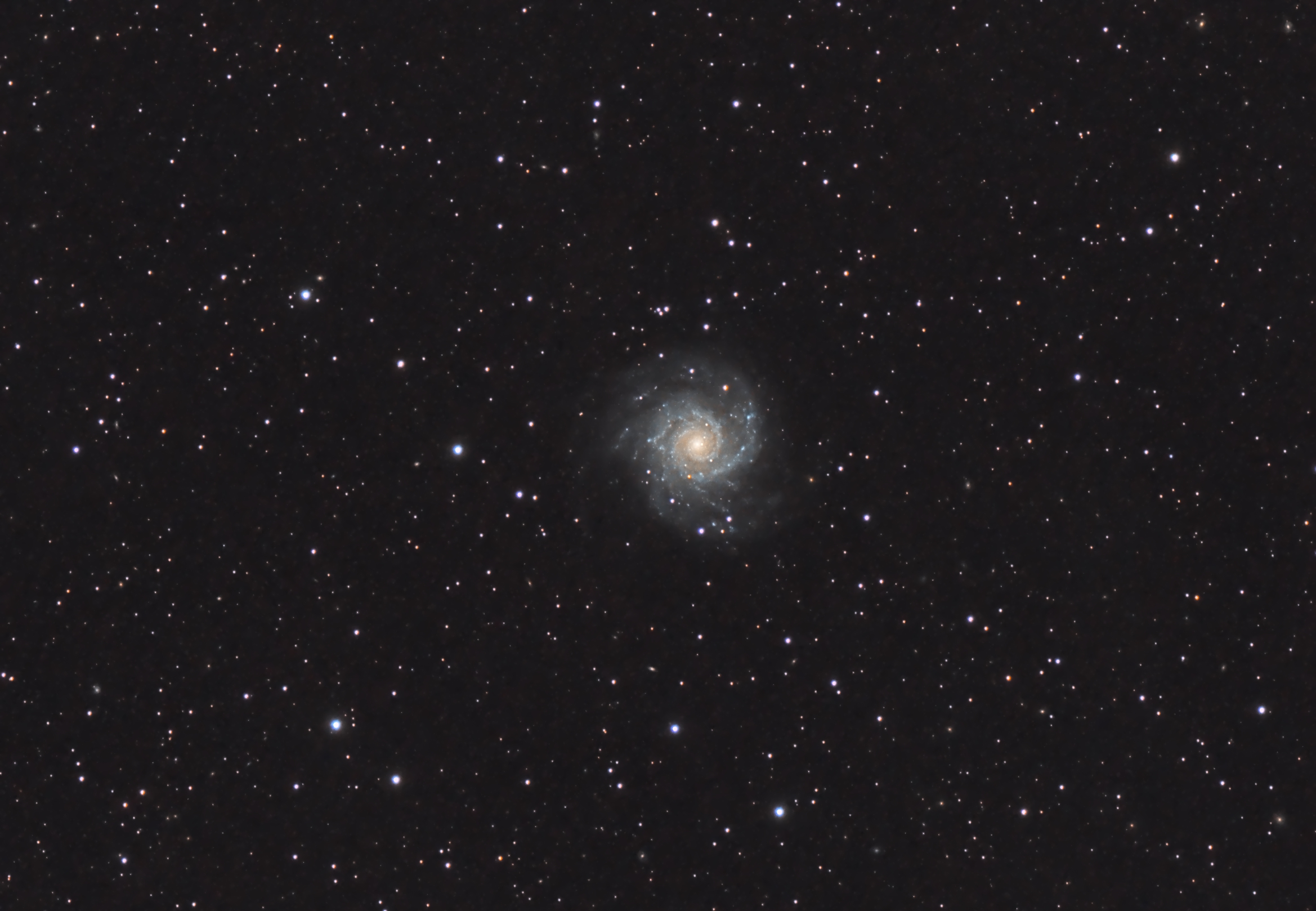 M74. Galaxia del abanico